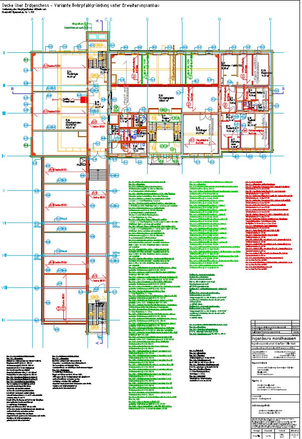 Entwurfsstatik Sanierung Humboldt-Gymnasium